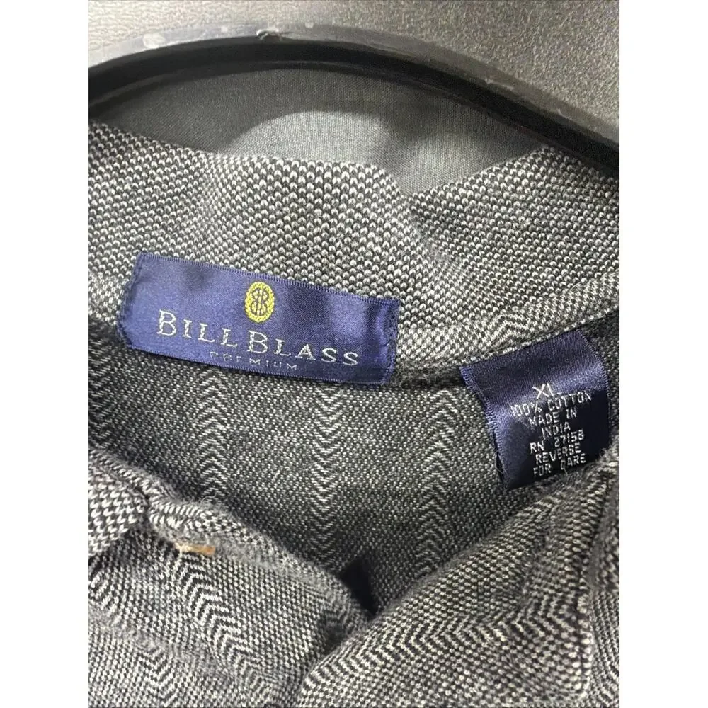 Bill Blass Men’s Gray Polo Golf Shirt XL